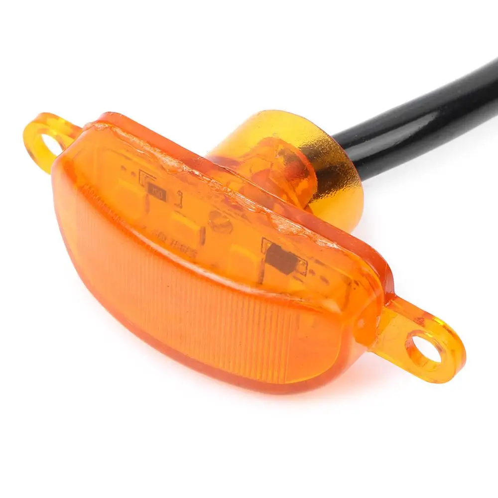 Светодиодный Решетка ходовыми огнями совместимый спереди янтарного стекла для