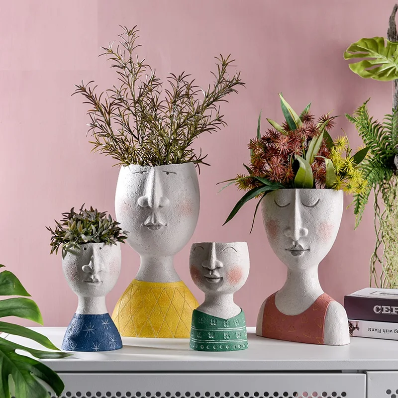 Ретро-портрет для дома цветочный горшок подставка ваза крытого балкона гостиной