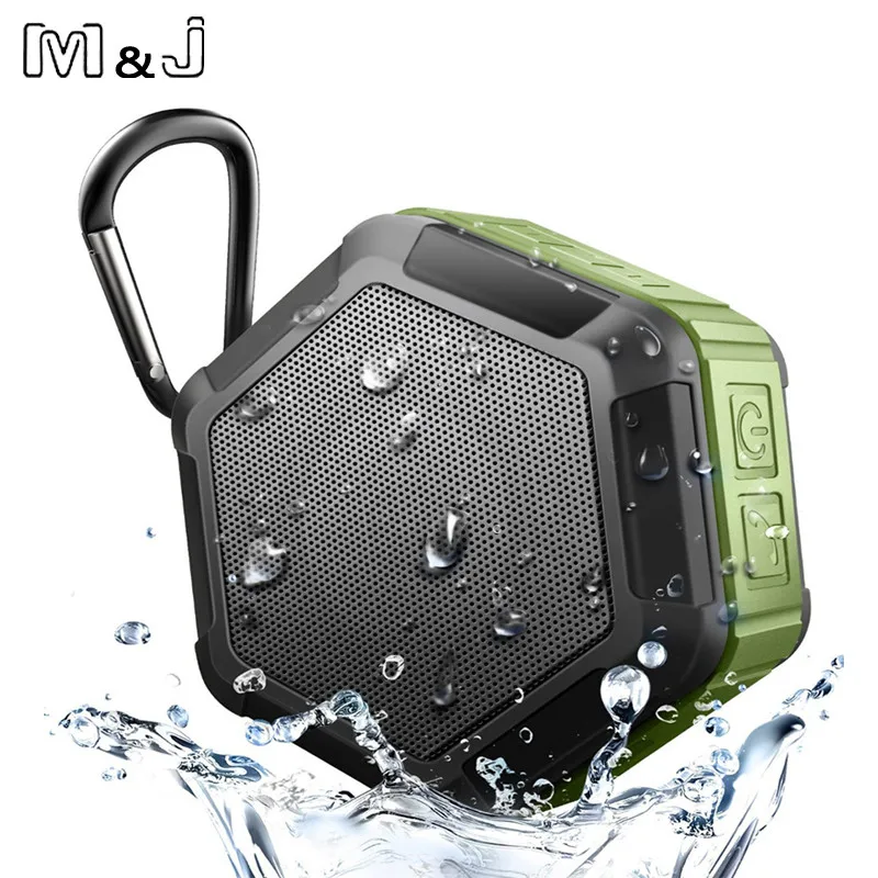 Bluetooth-Динамик M &amp J M5 с сабвуфером мощный водонепроницаемый портативный