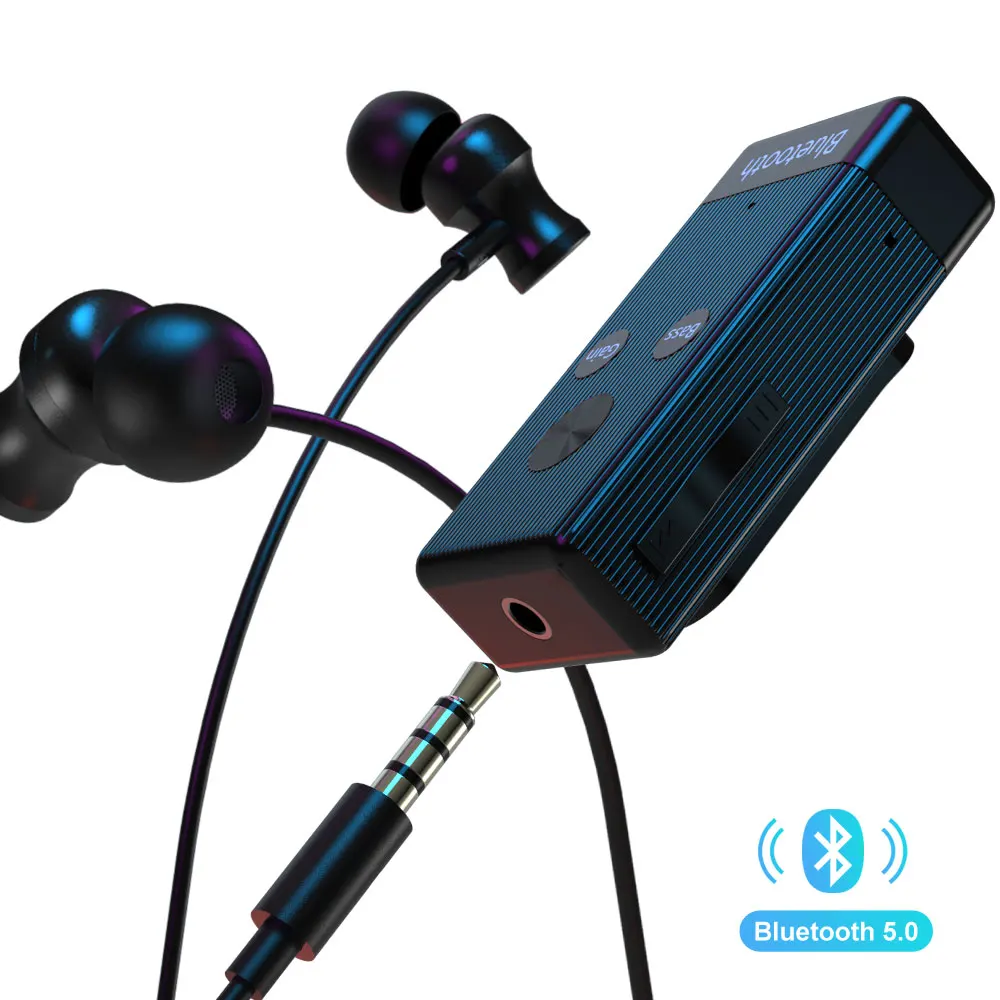 2 в 1 Bluetooth 5 0 передатчик приемник для 3 мм разъем наушников беспроводной адаптер Aux