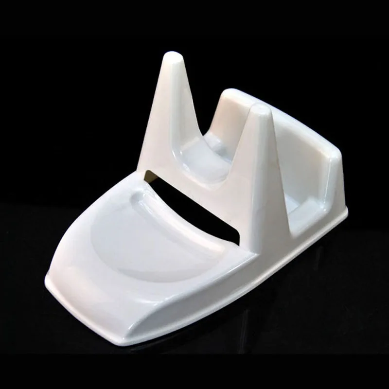 

Household Spoon Stand Useful Kitchen Plastic Pan Pot Lid Cover Stand Holder Shelf Rack Tool #TD