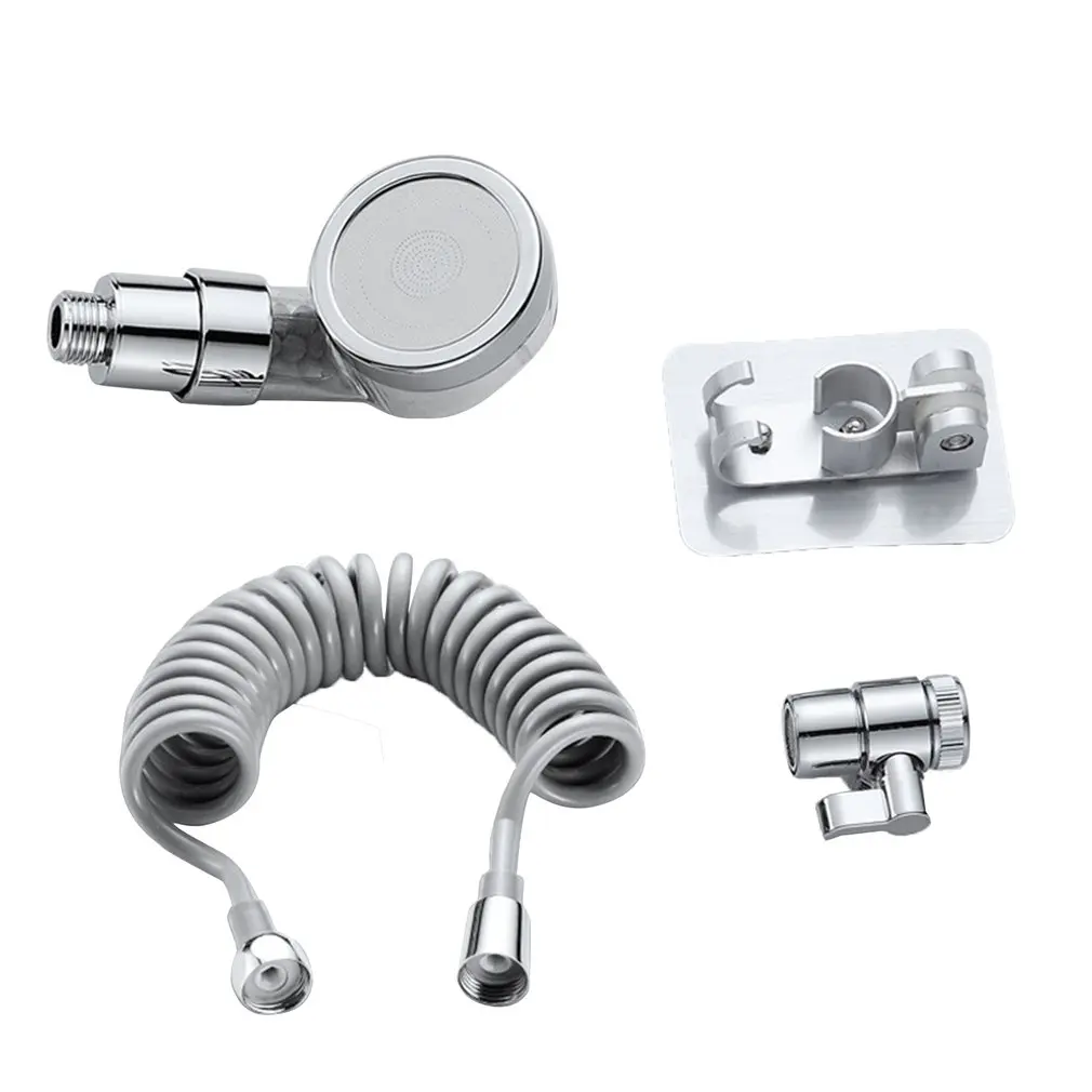 

Short Handle SPA Shower Head High Pressure Water Saving For Bathroom And Hair Salon Faucet External Portable Water Filter