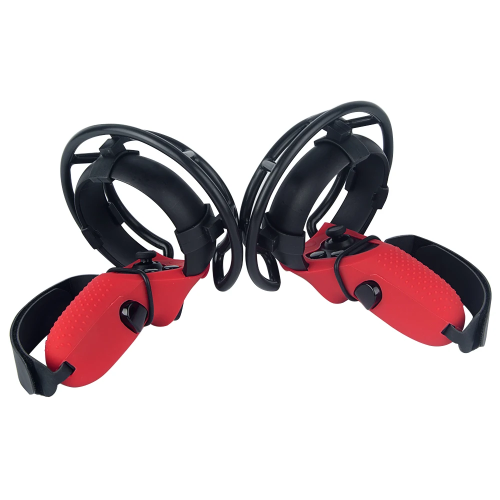 3 в 1 ручка сенсорного контроллера для кожи и защитные клетки Oculus Quest/ Rift S VR