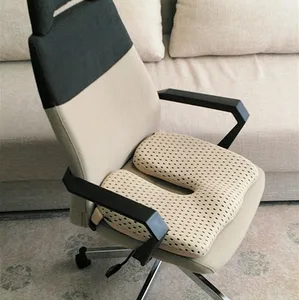 Подушка на сиденье из пены с эффектом памяти, ортопедическое офисное кресло на колесах с поддержкой копчика и копчика, от боли в спине