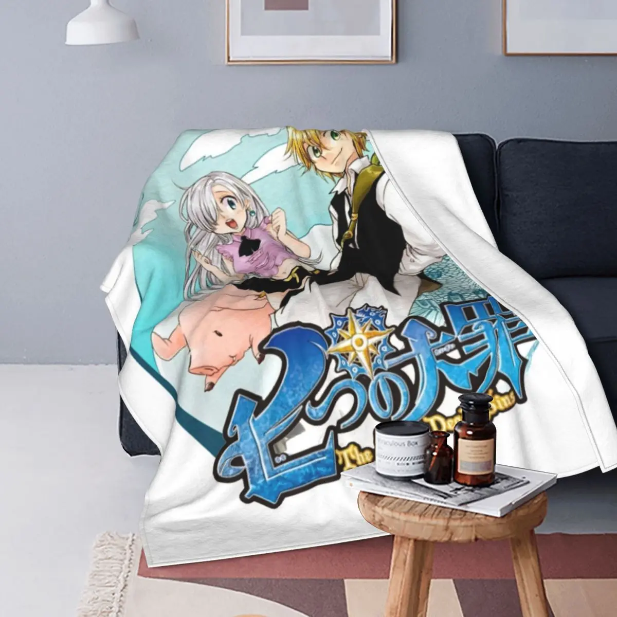 

Флисовые весенние одеяла Nanatsu No Taizai для постельного белья