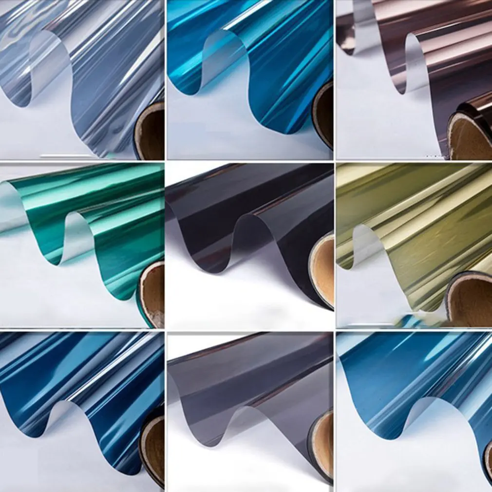 

Window Film Shatterproof Film Magic Mirror Film Blindfold Sheet Window Glass Sheet Insulated Light Blocking UV Protection