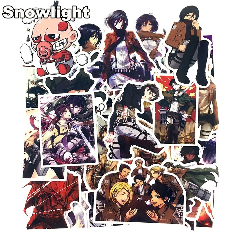 39 шт./лот Наклейка На титанов аниме значок Животные наклейки подарки для детей на