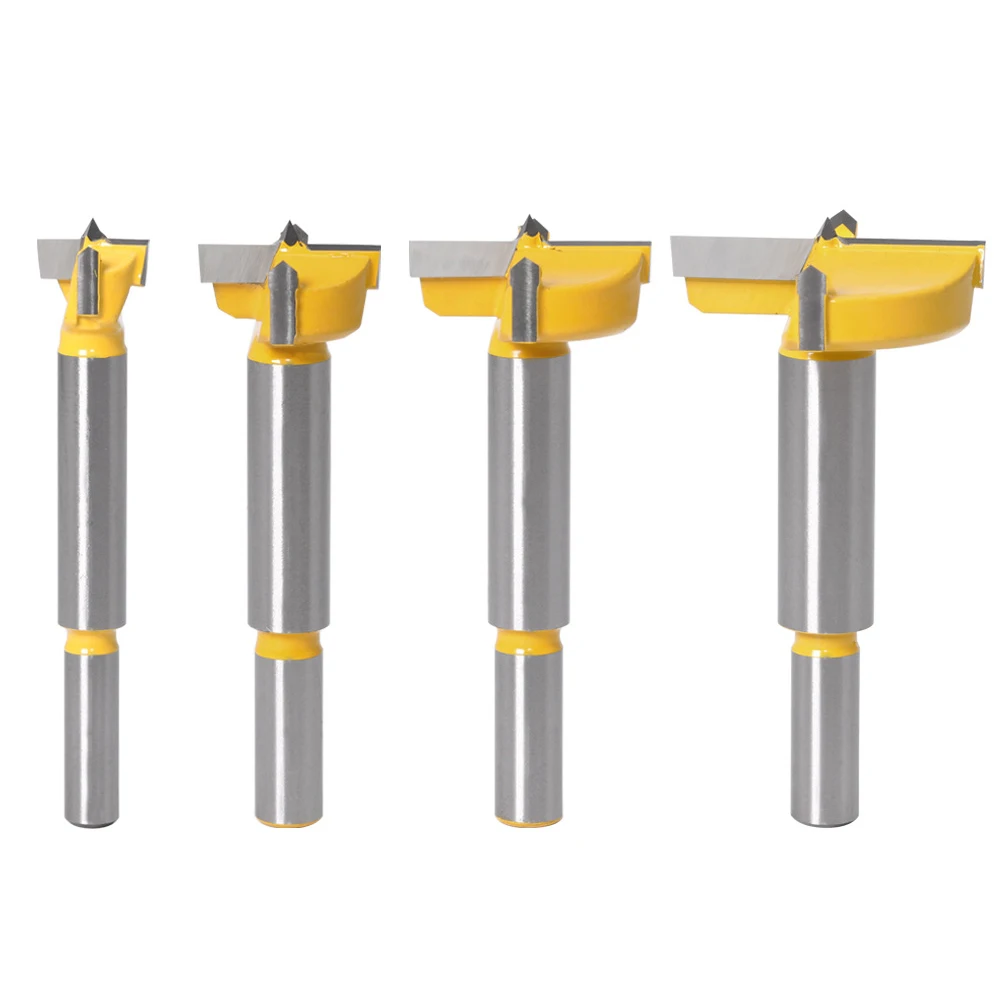 

1PC 15mm-20mm Forstner Tips Woodworking Tools Hole Saw Cutter Hinge Boring Drill Bits Round Shank Tungsten Carbide Cutte