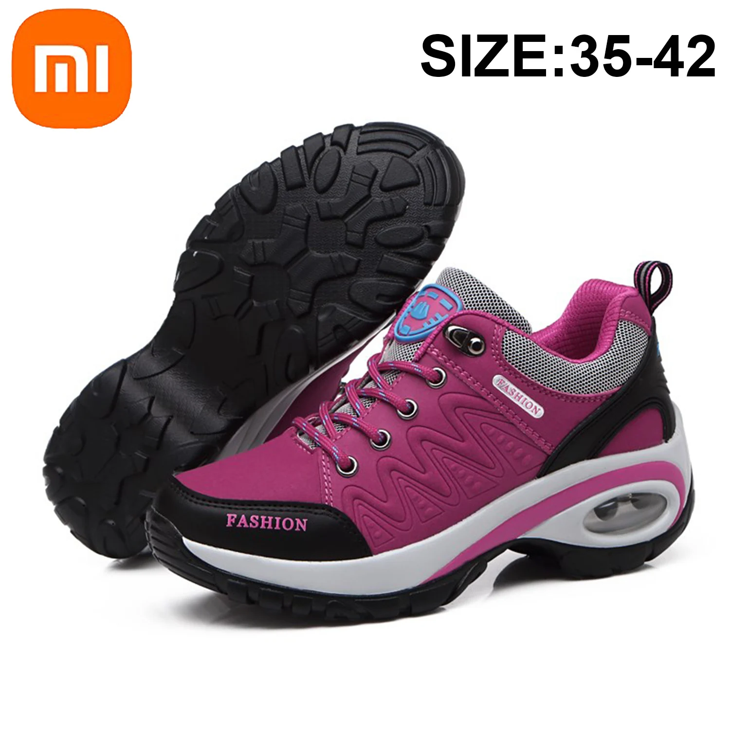 

Xiaomi Mijia Sneakers Womens Air Cushion Athletic Running Shoes Breathable Sport Lace Up Platform Casual Shoes Zapatillas Mujer