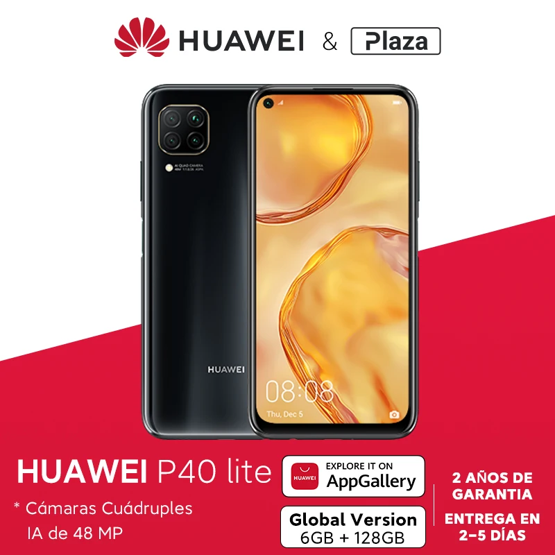 Глобальная версия Huawei P40 lite мобильный телефон 6G 128G 48MP камеры AI 16MP фронтальная