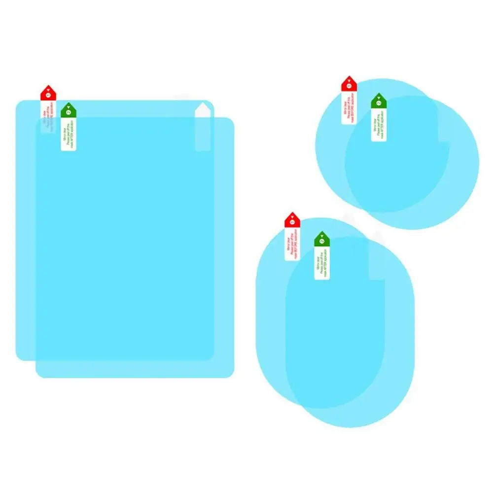 Автомобильная пленка дождевик для зеркала заднего вида 6 шт. 2 10 х10 см круглая