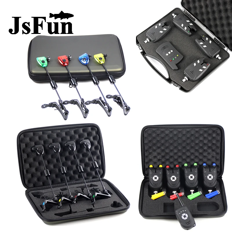 Сигнализатор поклевки для рыбалки набор с коробкой водонепроницаемые