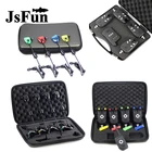 Сигнализатор поклевки для рыбалки, набор с коробкой, водонепроницаемые светодиодные свингеры для ловли карпа, цветные беспроводные индикаторы поклевки рыбы FO425