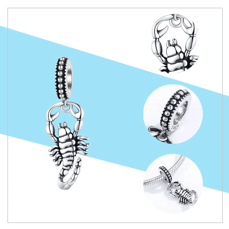 Женский браслет из серебра 925 пробы подвеска панды в виде животных | Украшения и