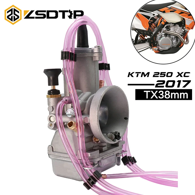 Карбюратор ZSDTRP для мотоцикла Mikuni TX38 38 мм 2 тактный карбюратор KTM 250 XC 2017 200