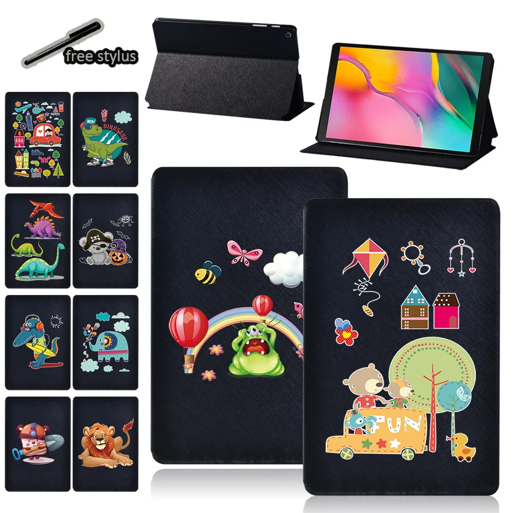 For Samsung Galaxy Tab S6 Lite/Tab S7/Tab S4/S5e/Tab S6 Tablet Case Cover Case + Free Stylus