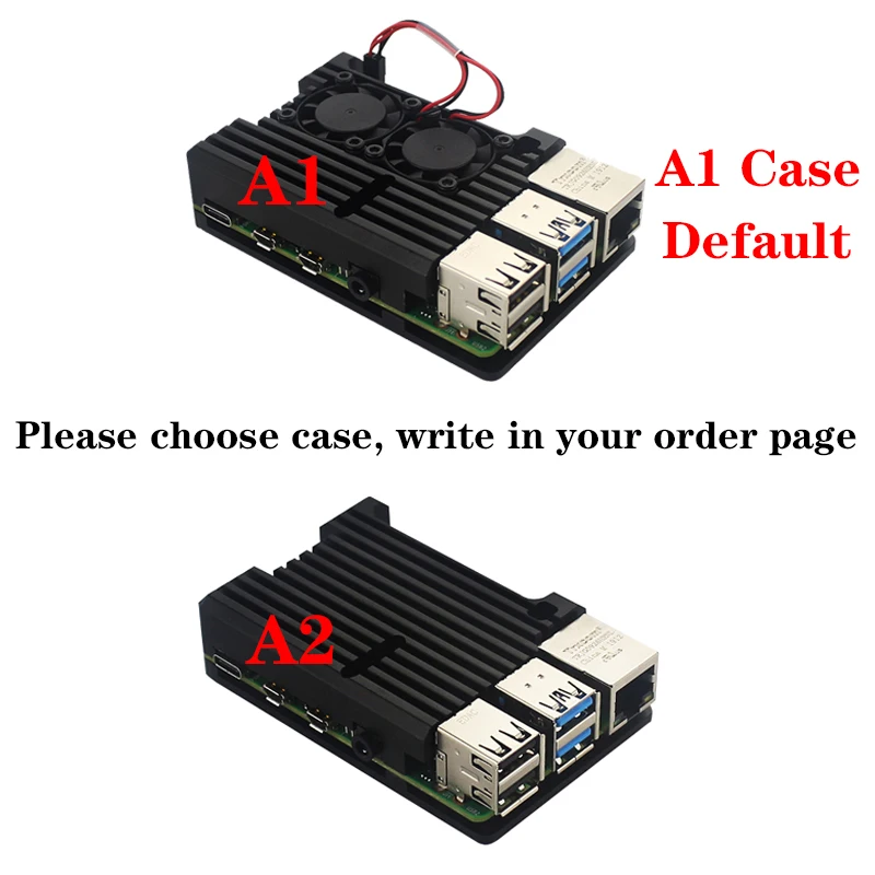 Raspberry Pi 4 2 ГБ 4 ГБ ОЗУ+ алюминиевый корпус 3A адаптер питания Micro HDMI кабель для Raspberry Pi 4 Модель B Pi 4B