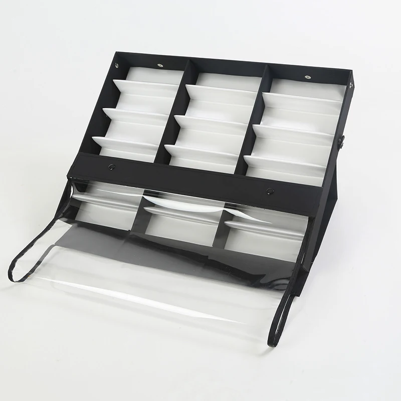 Вместительная коробка для хранения очков модная солнцезащитных большая 18 пар