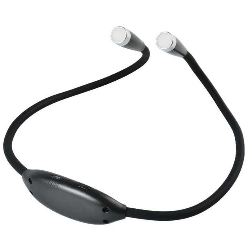 

LED Book Light Neck Lamp, LED Reading Lights with 3 Brightness Levels, Hug Book Light for Reading,USB Rechargeable