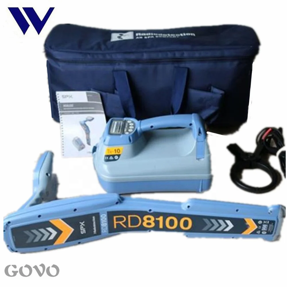 

Radiodetection RD8100 gpr ground penetrating radar Utility cable and pipe locator range underground pipeline detector