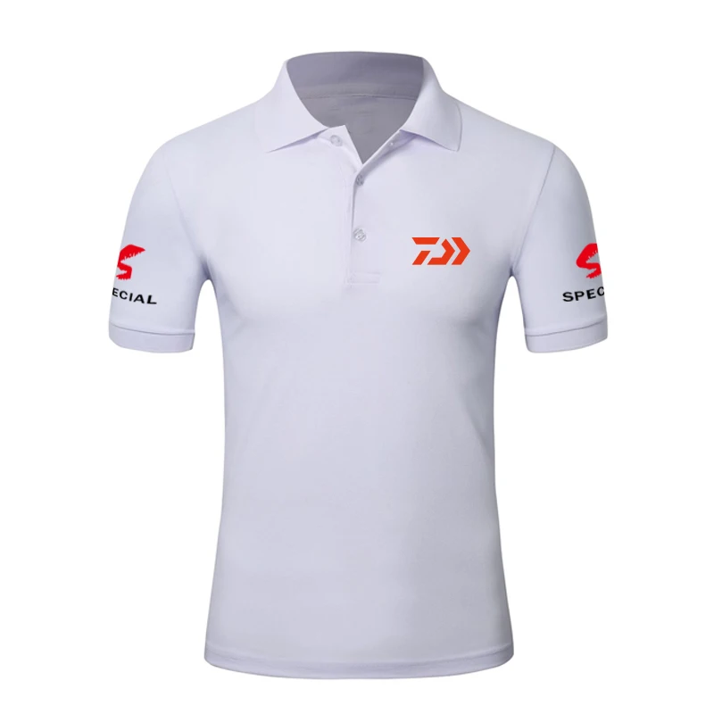 2020 рубашка поло DAIWA с отворотом для рыбалки одежда летняя Солнцезащитная дышащая