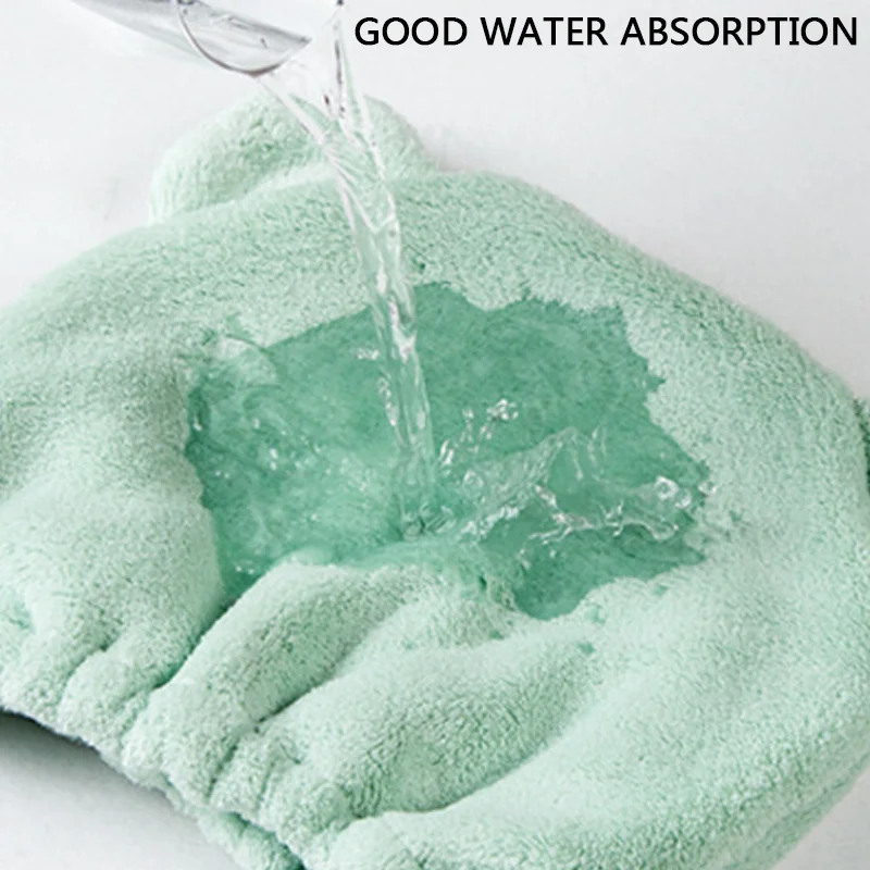 

NEW Good Hygroscopy And Breathing Microfiber Hair Tulip Tape Quick Dry Hair Hat Wrapped Towel Cap towel