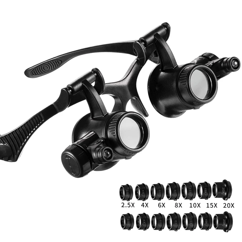 Увеличительное стекло для глаз со светодиодный Ной подсветильник кой с