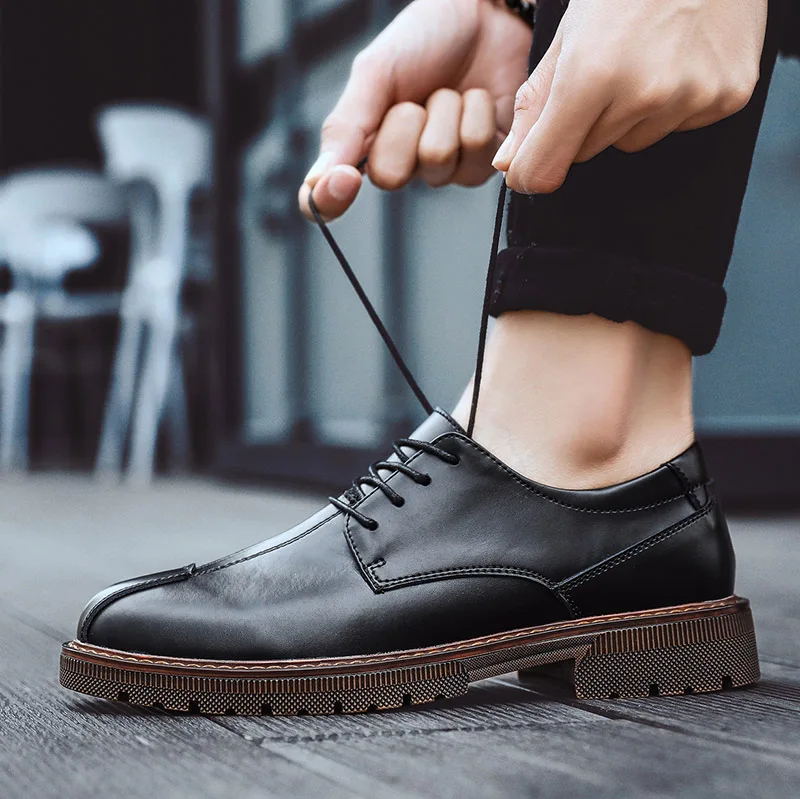 

Casual Male Shoe Men Casual Shoes 2020 Man Hot Sneakers Black Fashion Leather Flat Mens Men's Sports Breathable Shoe Sneaker