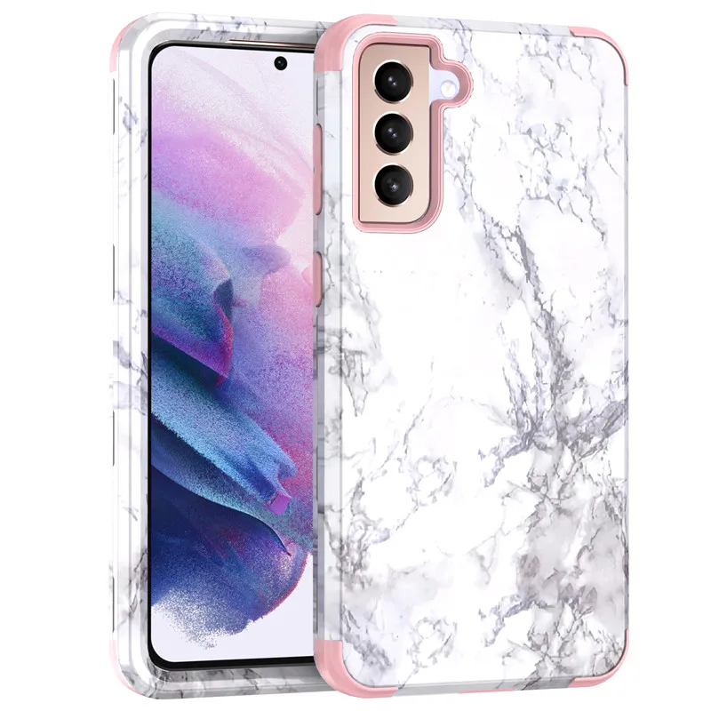 Покрытие с геометрическим рисунком мраморной передней и задней панели 360 чехол