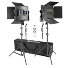 Осветительный прибор для фотостудии Neewer, 2 комплекта, 660 шт., светодиодный светильник для фото-и видеосъемки, Улучшенная Регулировка яркости, с беспроводным пультом дистанционного управления 2,4G для youtube