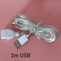 new 3m power extension cable tail plug extender wire euus plug for led string light christmas lights