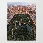 Модульная Картина на холсте, с изображением Центрального парка Нью-Йорка, для украшения дома, Постер принты с пейзажем, для гостиной, без рамки