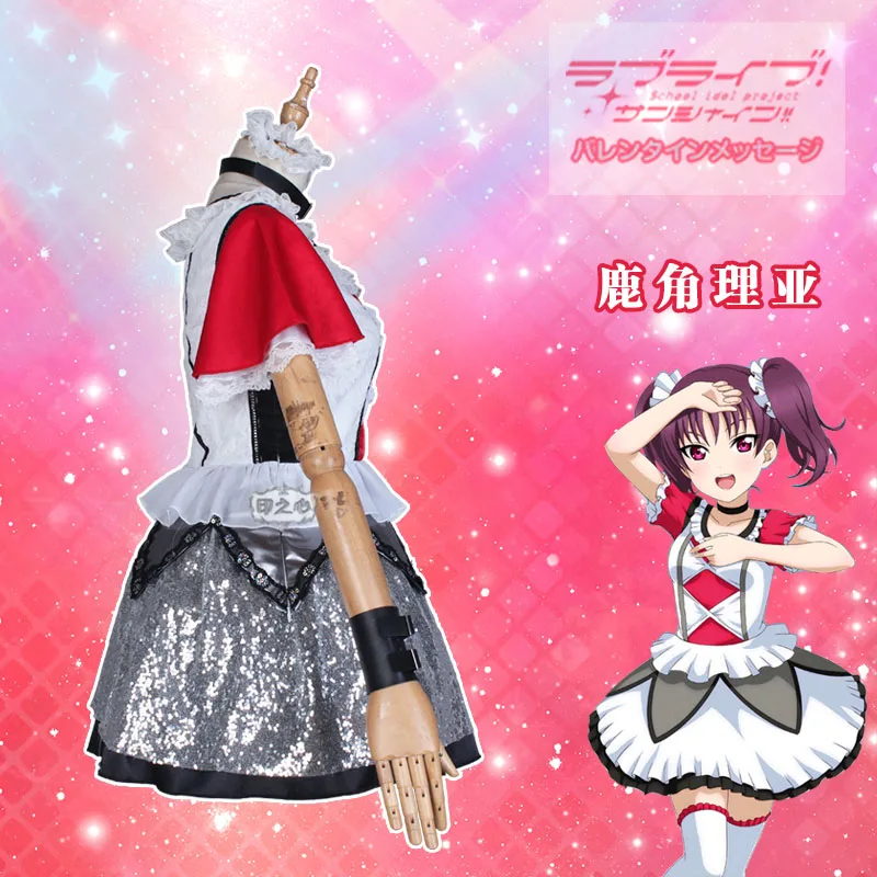 Аниме LoveLive!Sunshine! Платье Aqours Saint Snow Kazuno Leah костюм для косплея на Хэллоуин женщин