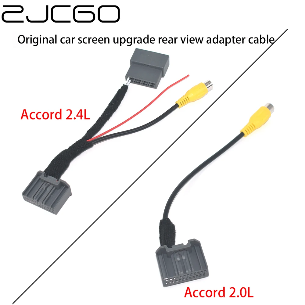 

Car Rear View Backup Reverse Camera Adapter RCA Cable for Honda Accord 9 MK9 2012~2017 Original Factory Screen Video Input