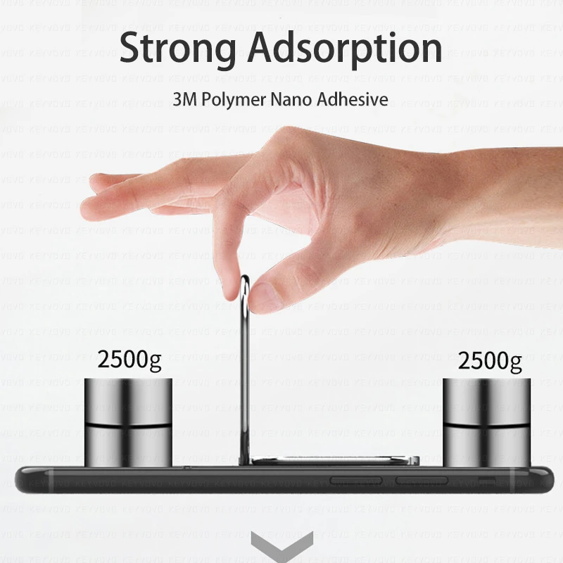 360 Rotation Foldable Mobile Phone Stand Back Ultra Thin Ring Holder Multi Angle Portable Desk Finger Kickstand Universal | Мобильные