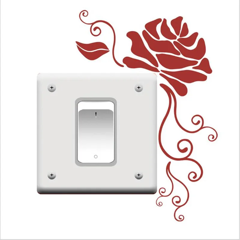 1 шт домашний декор переключатель наклейки мультфильм милый детский гостиная