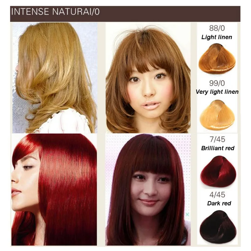 Оптовая продажа цветная краска без запаха крем для окрашивания волос оттенок