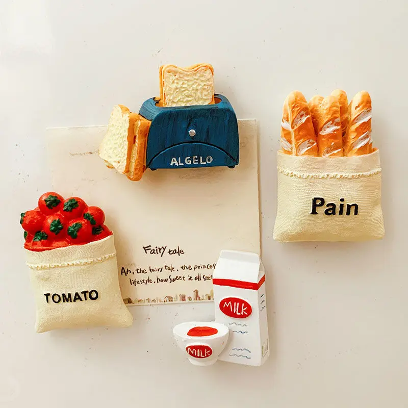 Трехмерная магнитная наклейка на холодильник креативное украшение бумага для