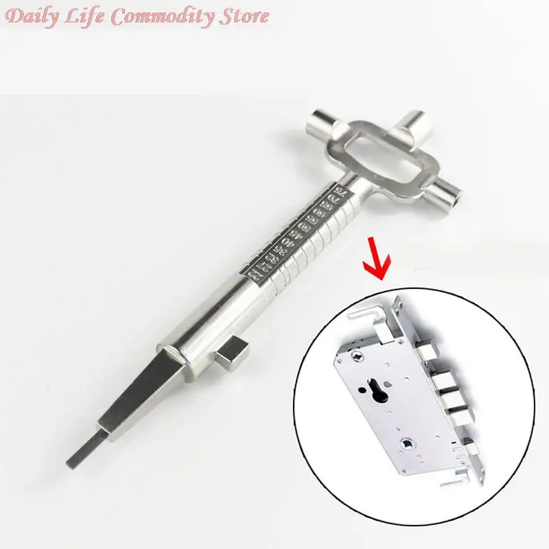 

Открытие двери после снятия цилиндра, многофункциональные магнитные ступенчатые шпильки шпинделя, слесарный инструмент из цинкового спла...