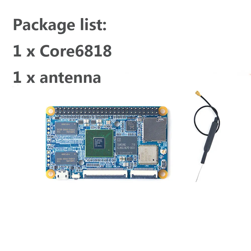 Дружественная макетная плата Core6818 6818 встроенный Wi-Fi Bluetooth порт Gigabit Ethernet Lubuntu Android