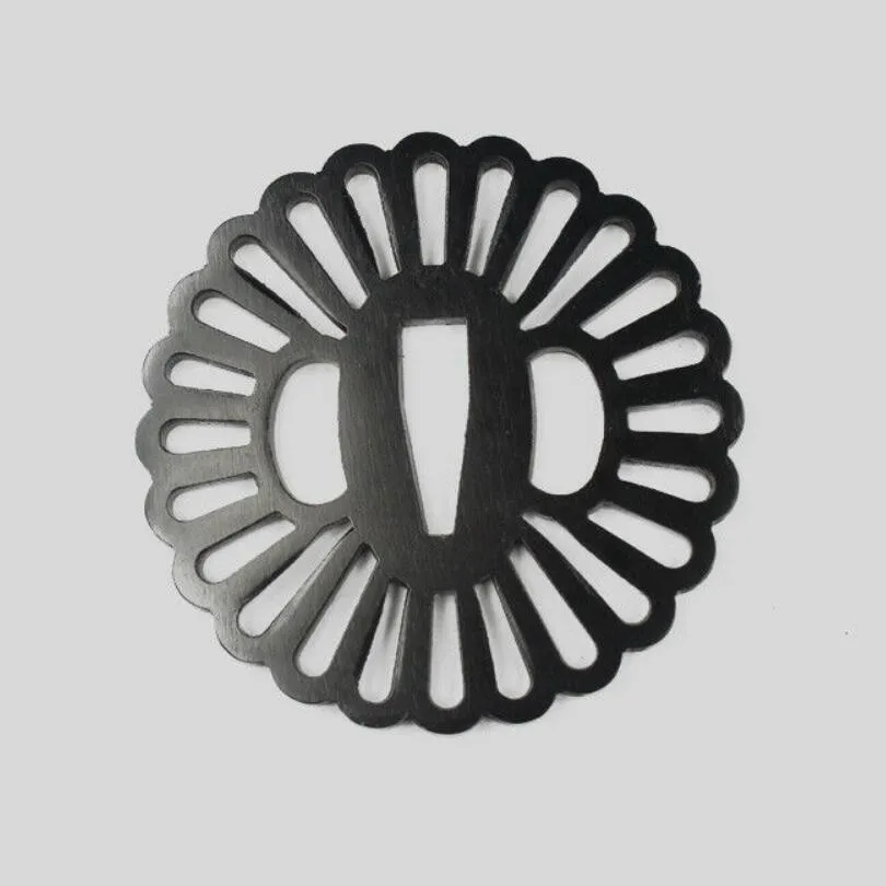 Стальные запасные части Tsuba для японского самурайский меч катана железный Wakizashi