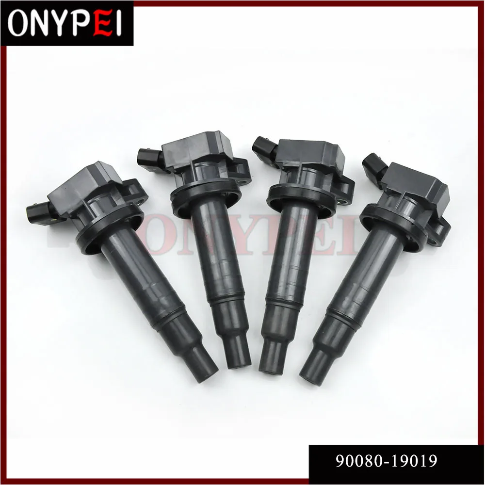 1X Катушка зажигания 90080 19019 90919 02239 T2002 для Toyota Celica Corolla Matrix 1 8 Rav4 Yaris MR2 9091902239