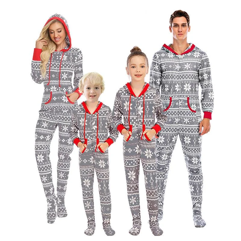 

Autumn Printed Family Sets Home Wear Christmas Pajamas for Couple Parent-child Clothing Pajama Set