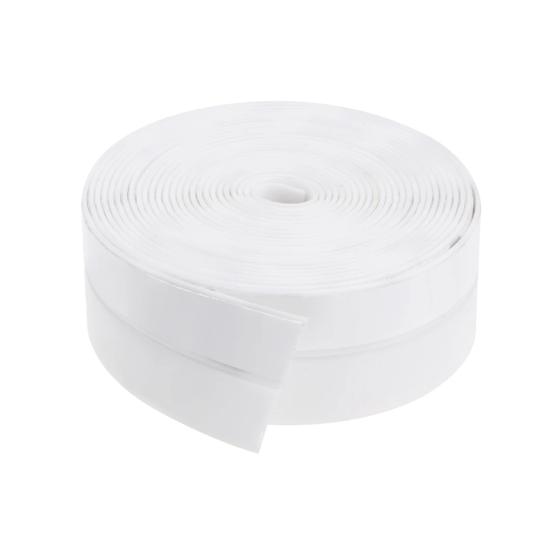 Uxcell 25mm Width 3000mm Long Self Adhesive Weather Strip Frameless Door Seal (White)