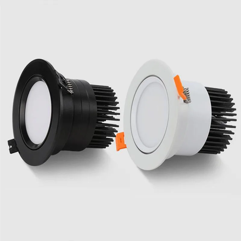 Atenuador de luz foco Led Cob para interiores, lámpara de luz de AC85-265V, 5w7w9w12w15w, de aluminio