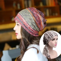 Brand New Women Spring Autumn Winter Warm Cover Headgear Beanies Winter Scarf Knitted Hat Hip-hot Skullies Girls Gorros