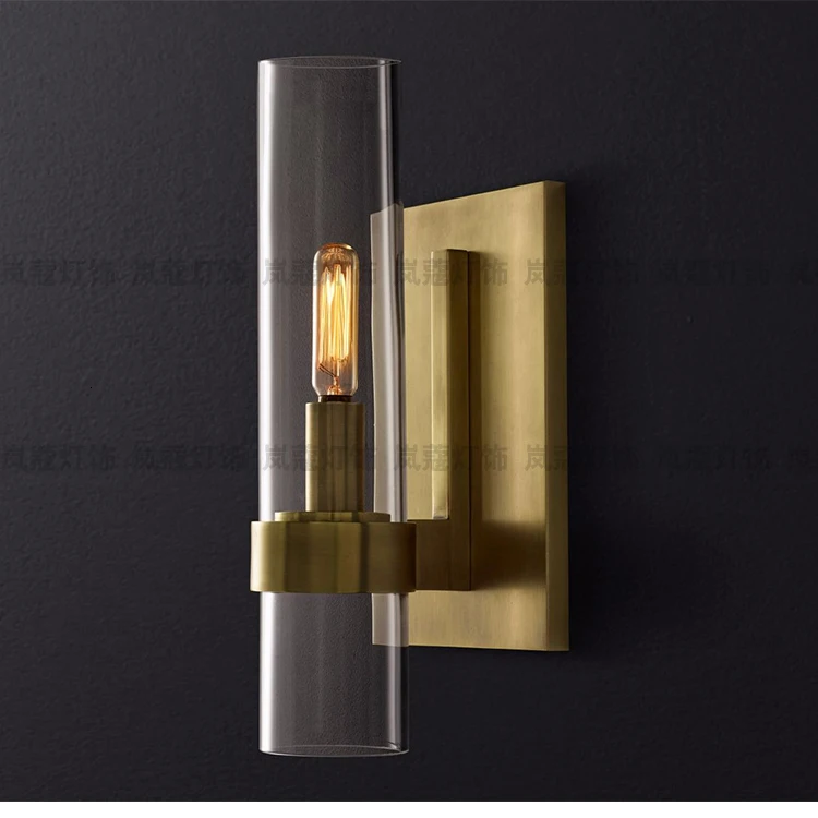 Пост Современная Личность Золотой шар шкив настенный светильник ресторан бар гостиная спальня настенный светильник
