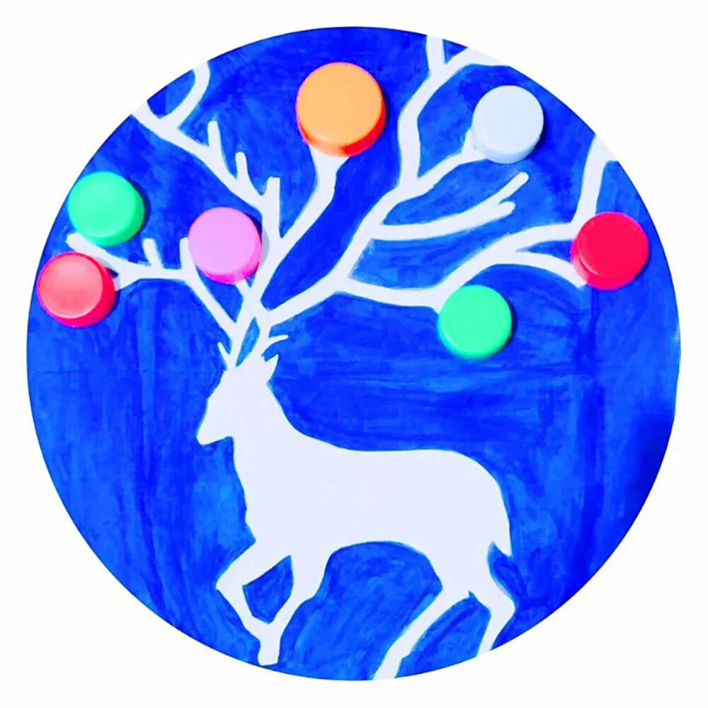 

100pcs Colorful Bottle Cover Kids DIY Bottle Caps Bottle Lids Handcraft Material for Kindergarten DIY Craft Art Projects