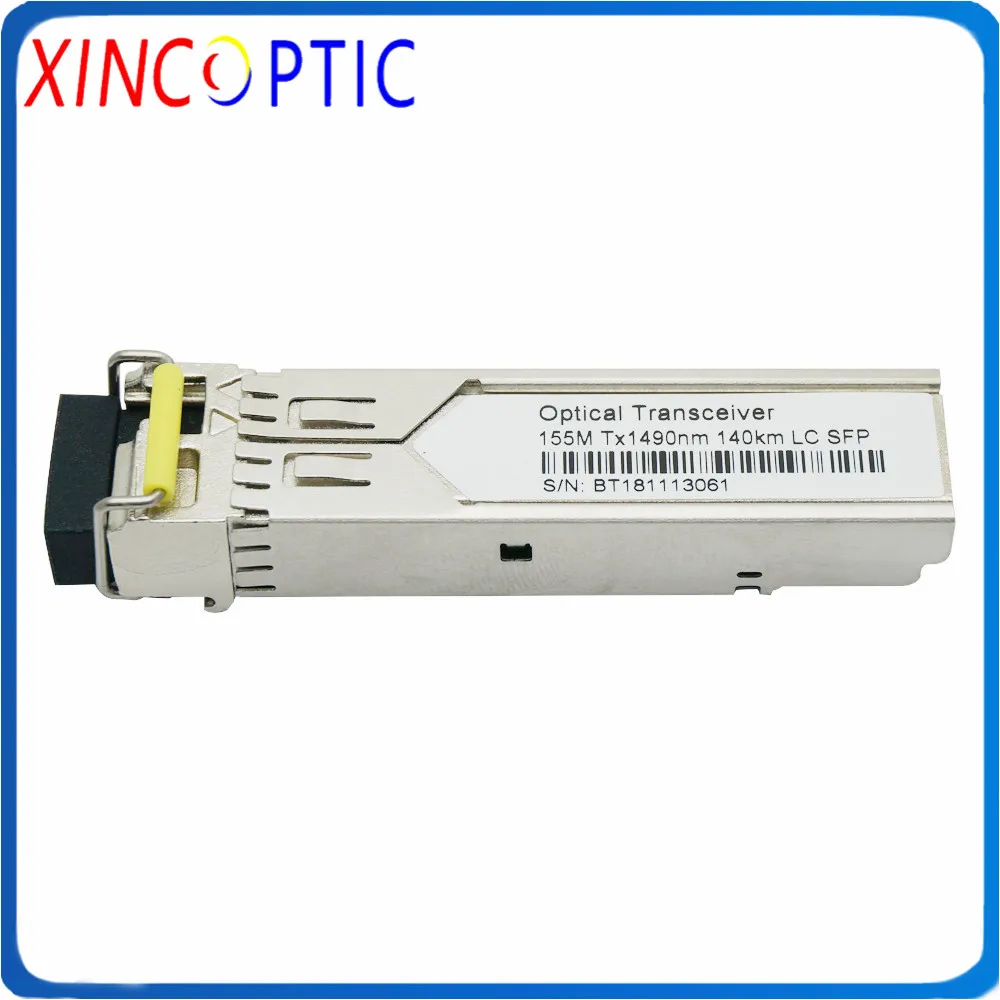 155 Мбит/с 1490 нм 140 км SC LC SFP двунаправленный трансивер м WDM BIDI DDM SC/LC волоконный