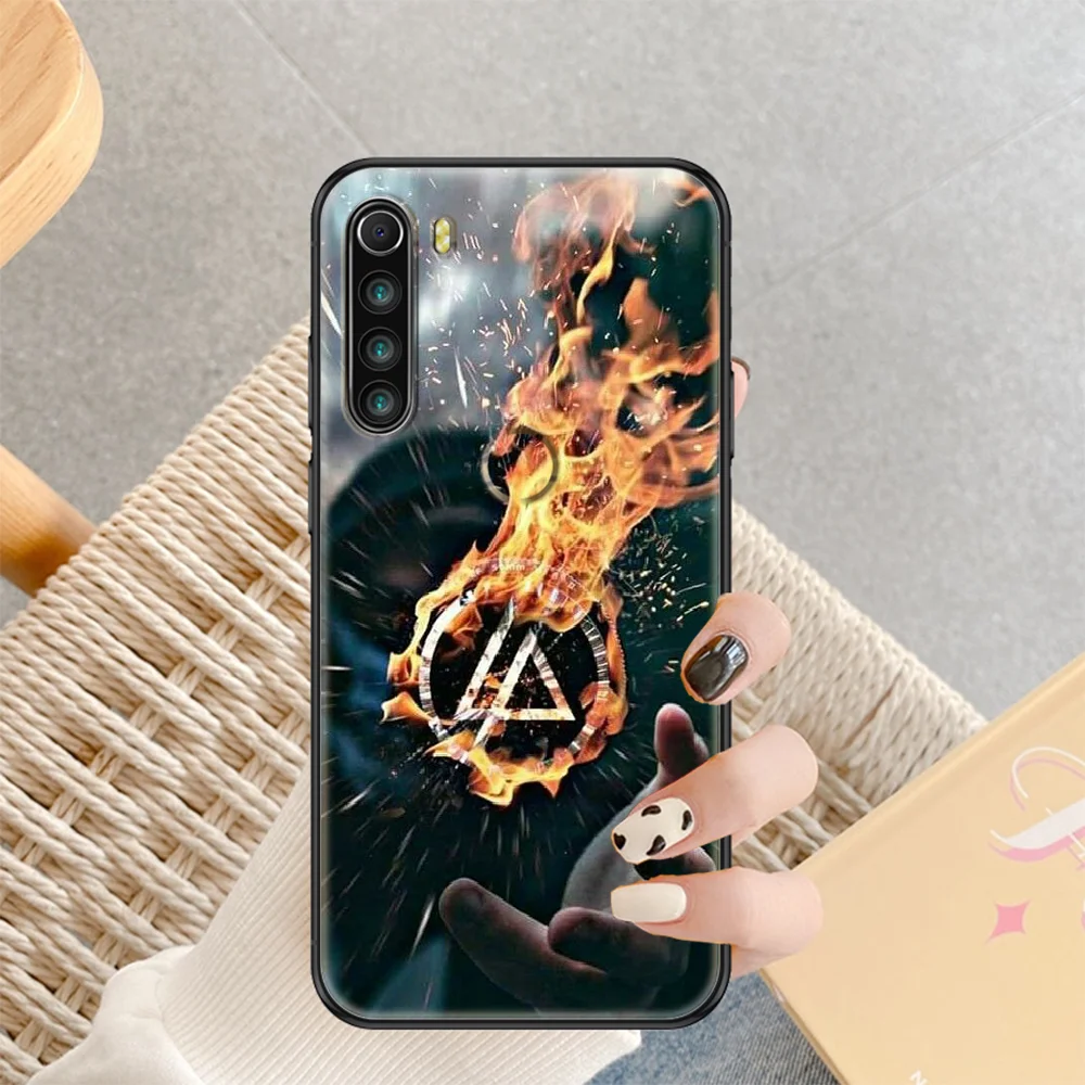 

linkin band rock Phone case For Xiaomi Redmi Note 7 7A 8 8T 9 9A 9S 10 K30 Pro Ultra black pretty back soft shell tpu funda